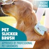 Pet Slicker Brush With Soft Massage Grooming Stainless Steel Pins
