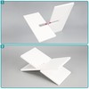 Belle Vous White Acrylic Book Stand Holder - Display Easel