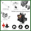 799584 Carburetor Lawn Mower Tune Up Kit Compatible with Briggs