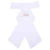 Horse Riding Stock Tie Equestrian Pre Tied Brooch Cotton Adult