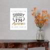 CANVAS ON DEMAND Sorry not Sorry, I'm Awesome Wall Decal,