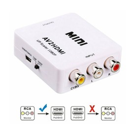 APICH Adaptador RCA a HDMI, Convertidor RCA (AV) a HDMI