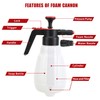 Foam Sprayer, Foaming Pump Blaster Hand Pressure Snow Foaming Cannon