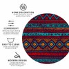 IBILIU Native American Style Coasters for Drinks,Set of 6 Leather