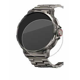 BROTECT Protective Glass for Tesofit Smartwatch 1.85 Inch (Round) Protective Film Tempered Glass [Extremely Scratch-Resistant 9H, Anti-Fingerprint, Ultra Transparent]