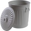 Jinfa 2 Sets Retro Design Bin with Lid | Grey