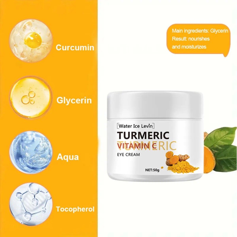 L Crema Hidratante Hidratante Para Ojos Con Jengibre Y Cúrcu