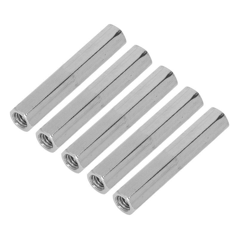 5 Pcs Hex Coupling Nut M8x1.25 75mm Length 304 Stainless