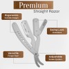 100 Blades + Facón Classic Professional Straight Edge Barber Razor