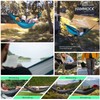 ERUW CozyHoliv Camping Hammock, Single Portable Parachute Hammocks for Outdoor