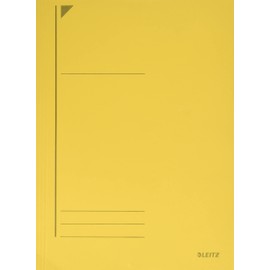 Leitz 39810015 folder - folders (Yellow, Cardboard, A4, Portrait, Elastic band)