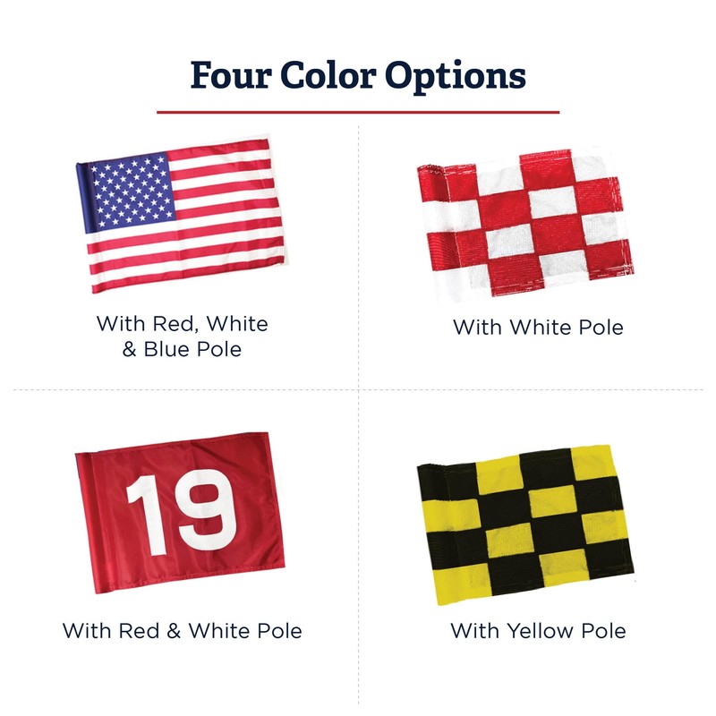 Regulation Flagstick, Cup, & Pin Set – Elevate Your Backyard