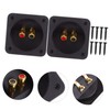 Mipcase 2pcs Binding Post Speaker Terminal Cup Connector for DIY