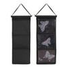 Wall Hanging Storage Bag DIY Diamond Printed Butterflies Storage Bag