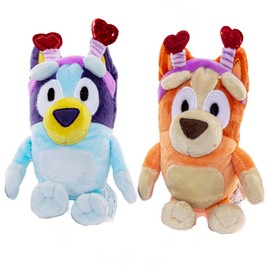 Bluey TY Bingo Smoochy Kiss Babies Set of 2 and Bingo 9" â€“ Soft Plush Toy for Kids, Collectible, Cuddly Plushies, Soft Play Toy for Boys and Girls