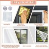 Window Insulation Kit PE Thickened Windproof Reusable Foldable Transparent Tear