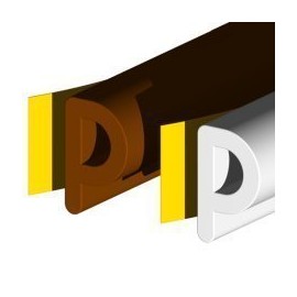 P Section EPDM Rubber Strip Draught EXCLUDER White