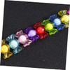 Tofficu 490g Acrylic Loose Beads Crystal Candy Shape DIY Beading