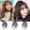 Invisible Human Hair Toppers For Women 3D Air Bangs Hair