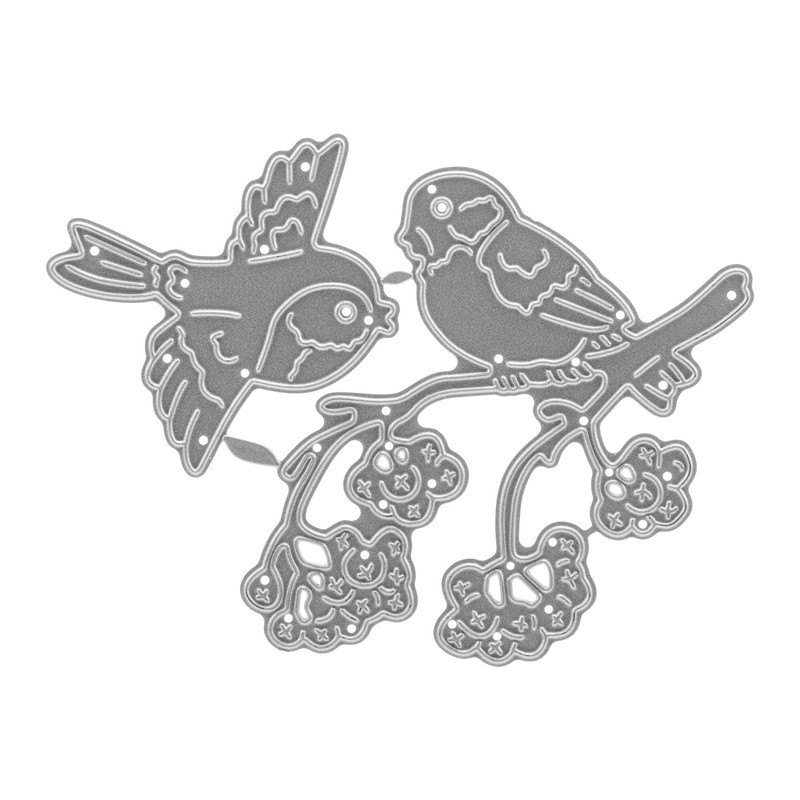 Stanzenshop Cutting Dies Stencil Two Birds with a Branch Die