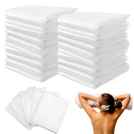 Atarvana 50pcs Disposable Plastic Sheeting for Body Wrap Top Open 83''×47'' Plastic Sheeting for Film Bathtub Bag, Home Bathtub, SPA, Beauty Salon- Soft & Tear-Resistant