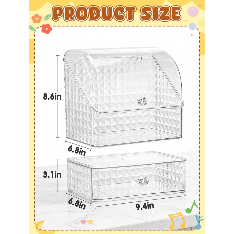 Flip-top Baby Bottle Organizer for 6 to 8 Bottles -
