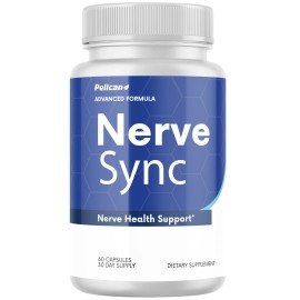 Pelican Vitamins Nerve Sync- Brain & Nerve Support- 60 Capsules