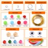 295 PCS Scoobies Strings Kit, Scoubidou Strings, Plastic Lacing Cord