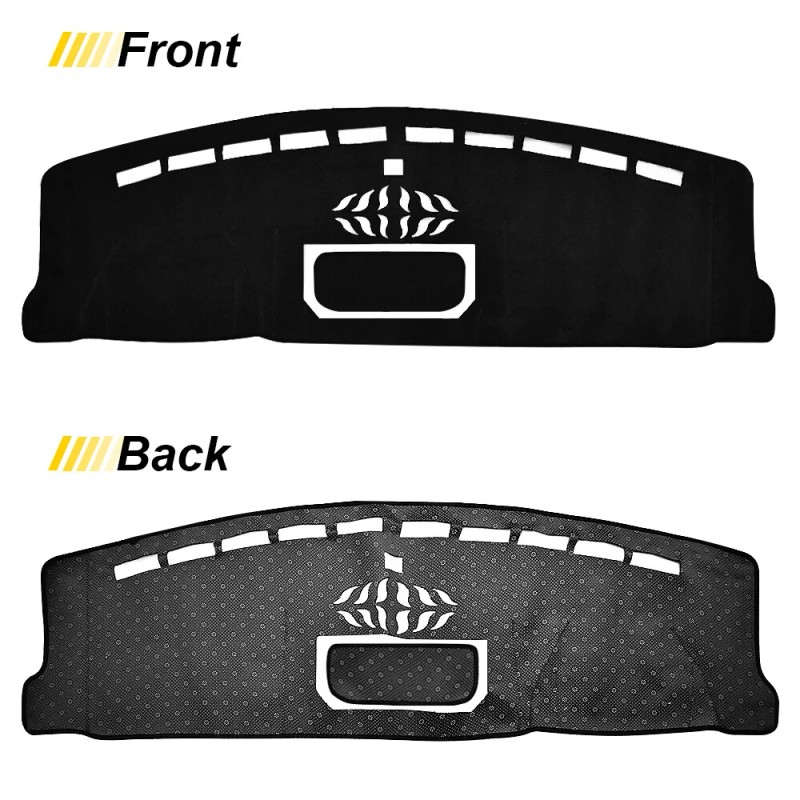 Unbranded For Ford F150 2021-2025 Black Polyester Dashmat Dash Cover