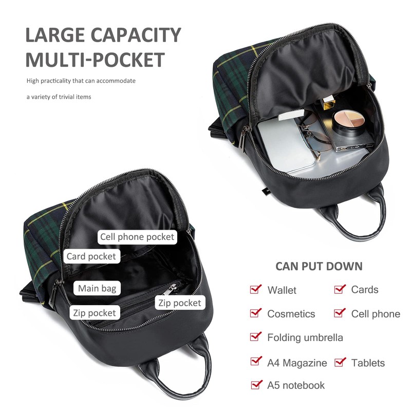 NICOLE & DORIS Fashion Backpacks for Women Waterproof Lightweight Casual