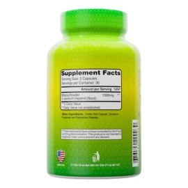 Alfa Vitamins Maca 1000 Mg Raíz Peruana Suplemento Energía