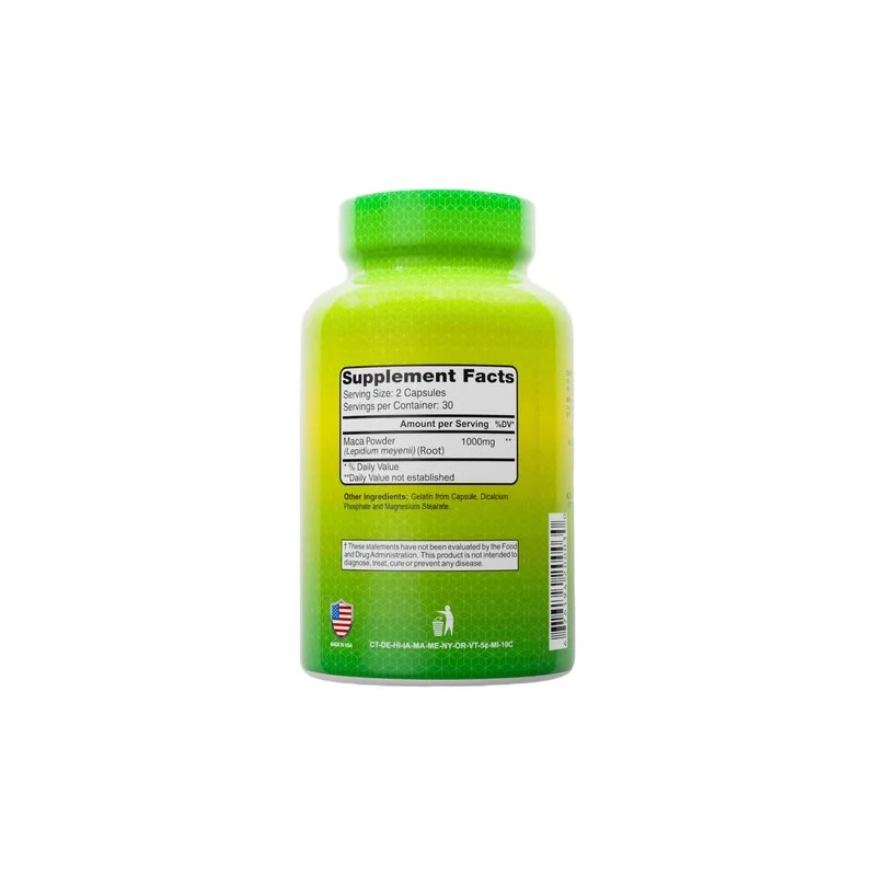 Alfa Vitamins Maca 1000 Mg Raíz Peruana Suplemento Energía