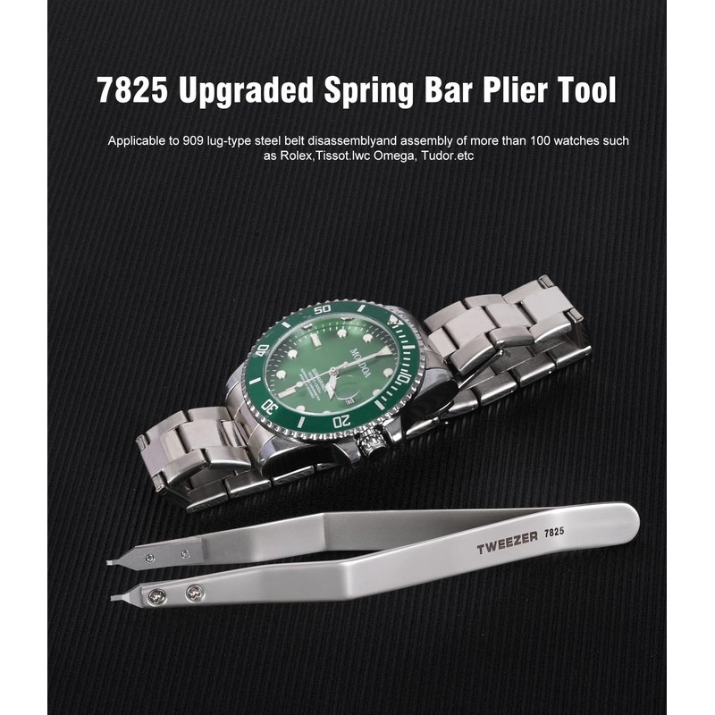 7825 Spring Bar Tweezer, Watch Spring Bar Plier Removal Tool