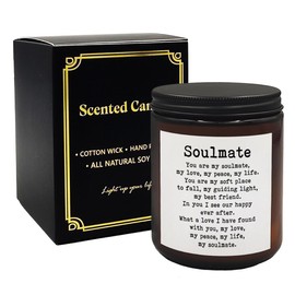 Mancheng-zi Soulmate Scented Candles, Soulmate Gifts for Her, Wedding Anniversary Birthday Gifts for Wife Her, Valentine's Day Gifts for Soulmate, Love Gifts for Her