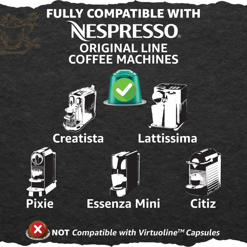 Cellini Caffè Intenso Aluminum Nespresso Pods 30 Count Dark Roast