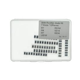 7values*10PCS=70PCS SMA Rectifier diode Including (M1 M4 M7 US1M RS1M SS14 SS34）