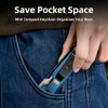 Compact Metal Key Organizer for Men and Women