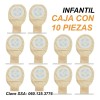 10 Piezas Bolsa Para Colostomia Suave Infantil