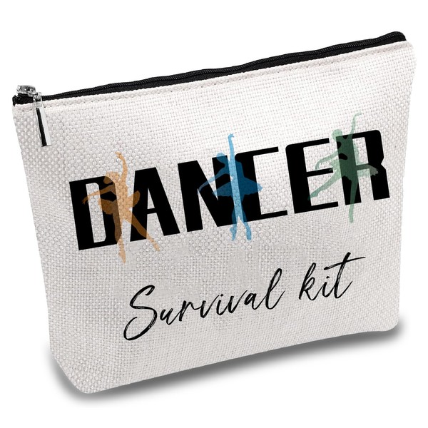CREATCABIN Make-up bag, dancer, cosmetic bag, canvas, multi-purpose pen case,