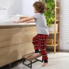 Wooden Step Stools for Non-Slip Rubber Feet, Heavy Duty Stepping