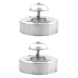 Ciieeo 2pcs Stainless Steel Sandwich Cutter Sealers Easy to Use Bread Press Molds for Fun Lunches Reusable Kitchen Supplies for Homes Hotels and Bakeries