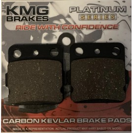 Platinum Series 1 Set Rear Carbon Disc Brake Pads Kawasaki KX80 And Big Wheel 1988 1989 To 1994