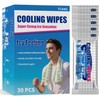 30 Pack Cooling Body Wipes - Instant Refreshment for Hot