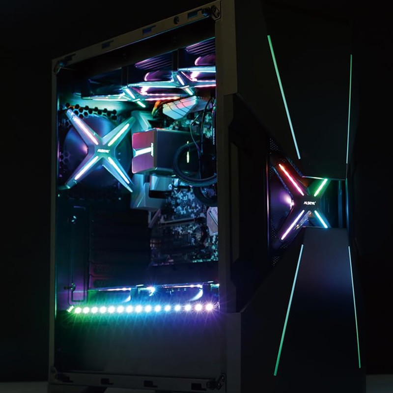 ALSEYE X12 Case Fan ARGB PWM Computer Air Cooling Fan
