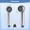 Hibbent Pull Out Sink Sprayer Head Replacement, 2 Function Kitchen