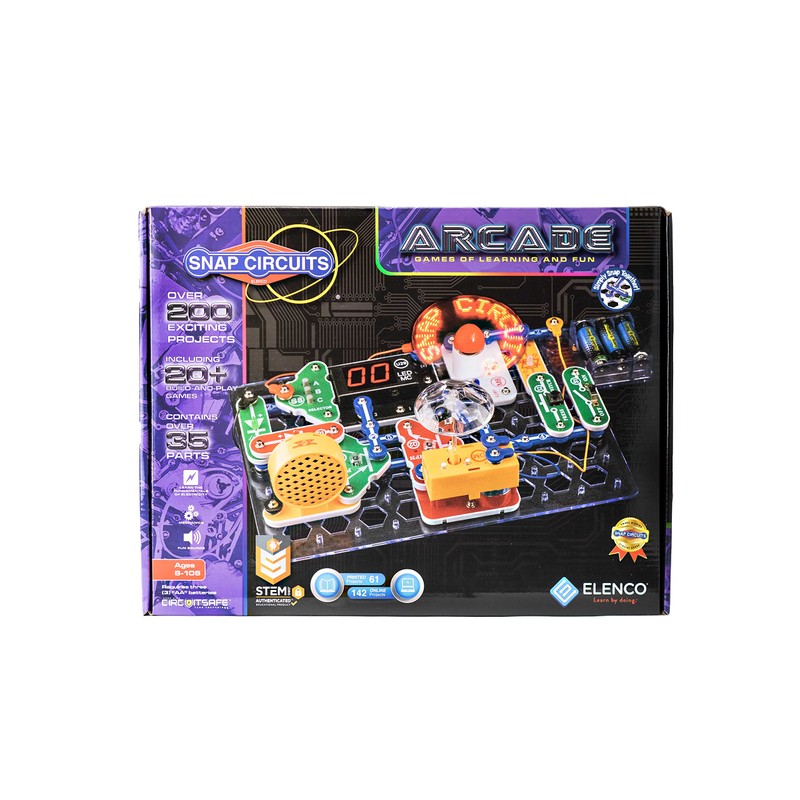 Snap Circuits “Arcade”, Electronics Exploration Kit, Stem Activities for Ages