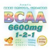 JAY&CO. (自然の甘みと天然色) BCAA 6600mg 1-2-1 国内製造 (オレンジ, 500グラム (x 1))