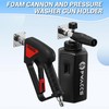 PWACCS Pressure Washer Gun Holder, Foam Cannon Holder, 1/4" Quick