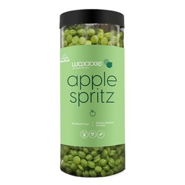 Waxxxie Apple Spritz Hard Wax Beads 360gm - Salon Quality Hair Removal Wax Beads to use from the Comfort of your own Home, Green