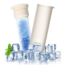 Ice Pack, Heatstroke Prevention, Goods, Ice Bag, Thermos Flask, Carry, 0.15 L; Vacuum Insulated, Cold Air Insulation Layer, Rapid Cooling, Cold Temperature, Can Be Used Repeatedly, 18-20 Hours Cold